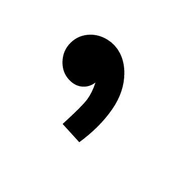 Is the comma on its way out?