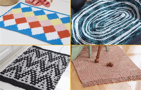 27 Free Knitted Rug Patterns to Style Up Your Home | Knitting Women