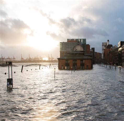 Hochwasser: Orkantief „Sabine“ sorgt für schwere Sturmflut in Hamburg - WELT