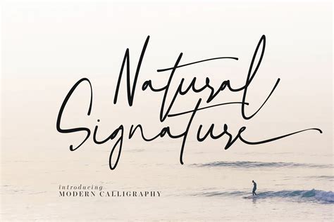 Free Natural Signature Script Font | Hey Fonts