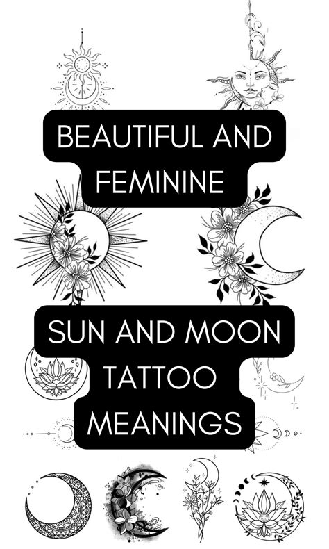 The Symbolic Meaning of Sun and Moon Tattoos | Moon star tattoo, Moon ...