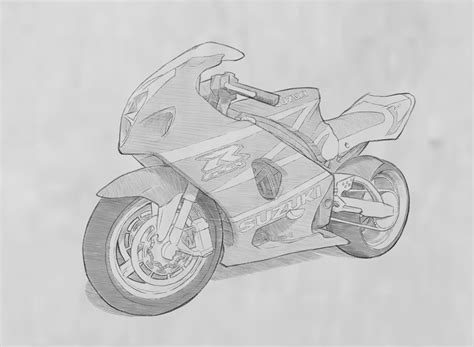 Motorbike Drawing Techniques :: Behance