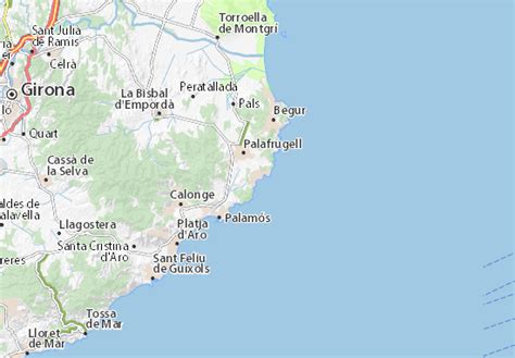 Calella de Palafrugell Map: Detailed maps for the city of Calella de Palafrugell - ViaMichelin