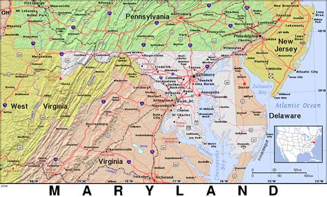 Maryland Map | Fotolip.com Rich image and wallpaper