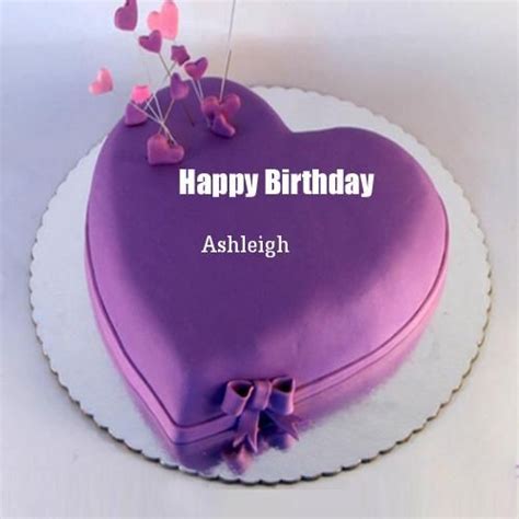 Personalize Happy Birthday Purple Heart Cake With Name | Happy birthday cake images, Birthday ...