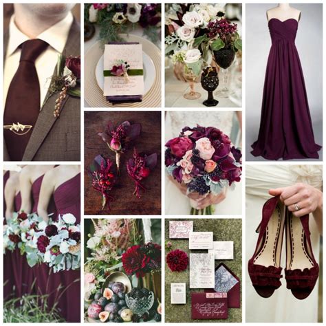 Plum, Marsala, & Sage Green Wedding Inspiration - Burgh Brides