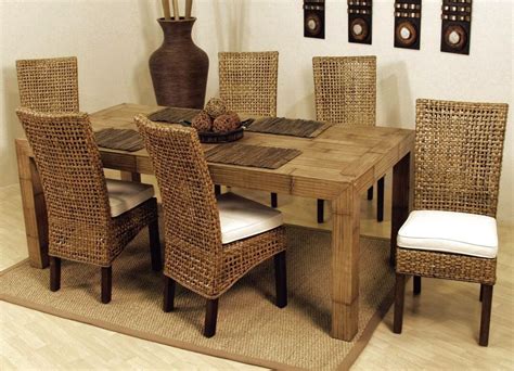 Wicker Dining Room Chairs Indoor : How To Make Your Small House Become ...