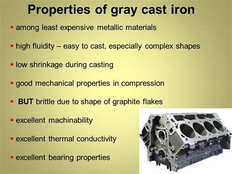 Gray Cast Iron Applications