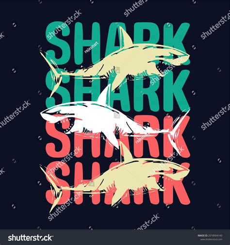 Shark Graphic Vector Design Tshirt Stock Vector (Royalty Free ...