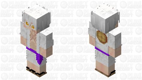 Luffy (Gear 5) Minecraft Skin