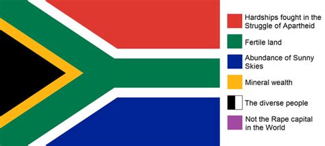 The meaning behind the South African flag - 9GAG