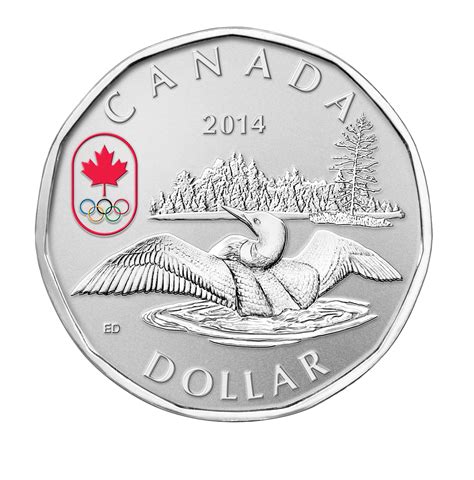 Silver Lucky Loonie | Team Canada - Official Olympic Team Website