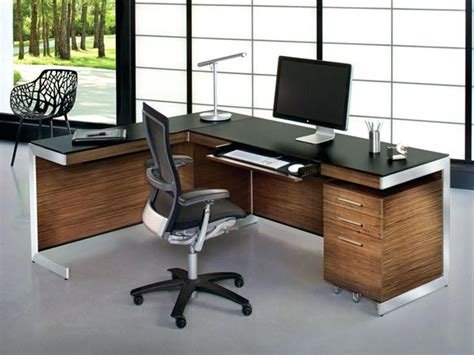 L Shaped Office Desk Modern - https://www.otoseriilan.com | Industrial ...