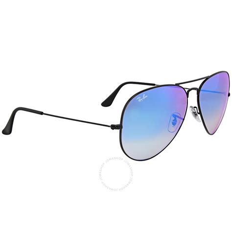 Ray Ban Aviator Blue Gradient Mirror Sunglasses RB3025 002/4O 62 ...