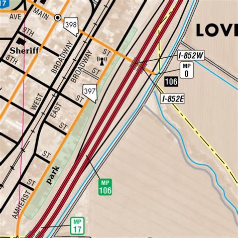 Lovelock Area Map by Nevada Department of Transportation | Avenza Maps