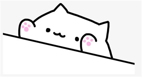 #bongocat #bongo #cat #meme #white #pink #cute #funny - Bongo Cat Gif Transparent, HD Png ...