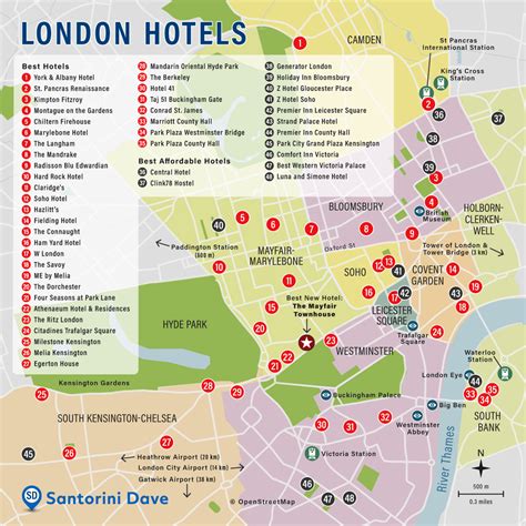LONDON HOTEL MAP - Best Areas, Neighborhoods, & Places to Stay