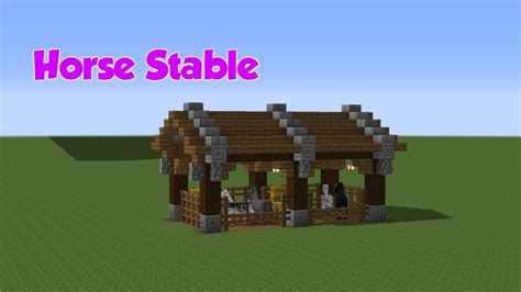 Minecraft Horse Stable Design