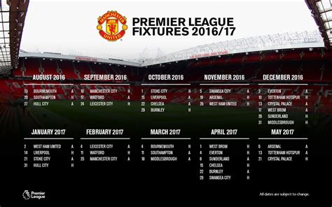 Manutd Premier League Fixtures : Man Utd S 2021 22 Premier League ...