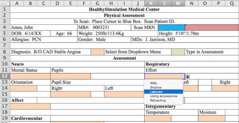 Sample Emr Templates