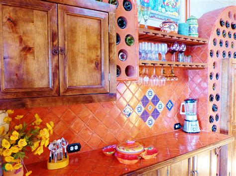 Kitchen using Mexican tiles, by kristiblackdesigns.com | Mexican decor, Decorative floor tile ...