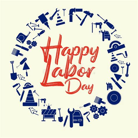 Happy Labor Day Banner. Design Template. Vector Illustration Stock ...