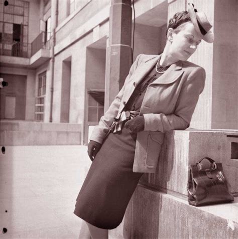 1940s Fashion - Deborah Kerr models the 1942 British Utility Dress ...