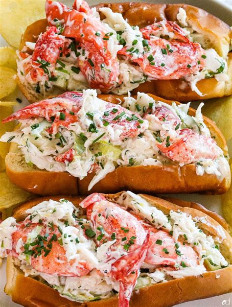 Crab and Lobster Seafood Rolls | Recipe | Seafood dinner, Lobster roll ...