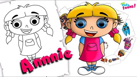 Little Einsteins: How to Draw Annie | Easy Drawing Tutorial - YouTube | Drawing tutorial easy ...