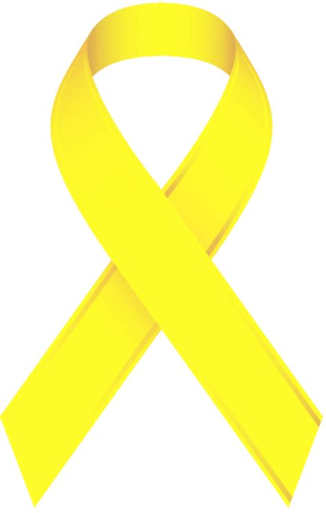 Learn The Meaning Of The Yellow Awareness Ribbon: Yellow Awareness Ribbon Childhood Cancer ...