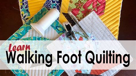 Easy Walking Foot Quilting Designs with On Williams Street - YouTube in ...