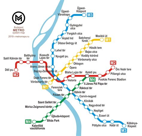 Budapest Rail Map