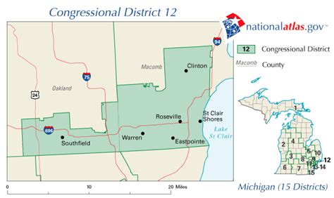 12th Congressional District Michigan Map - Map