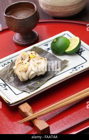 cod milt, soft cod roe, shirako, japanese food isolated on white background Stock Photo - Alamy