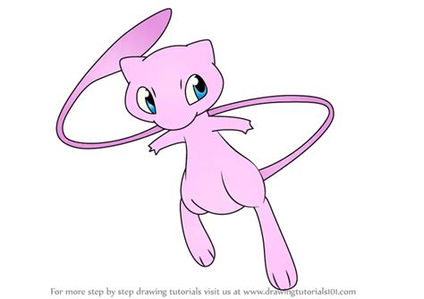 How to Draw Mew from Pokemon (Pokemon) Step by Step | DrawingTutorials101.com