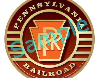 Pennsylvania Railroad Logo Wood Plaque / Sign | Etsy