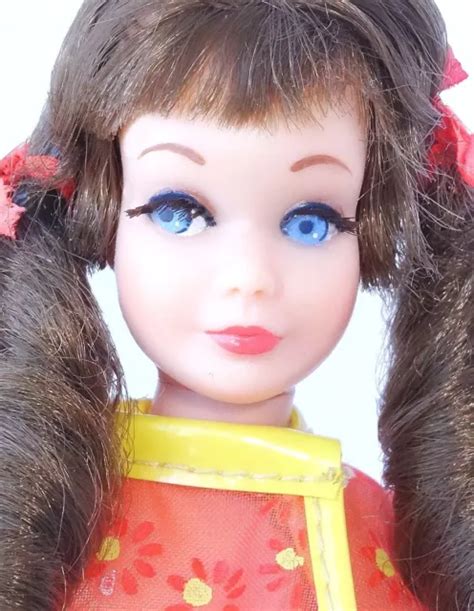 AMAZING VINTAGE BRUNETTE Twist 'N Turn Sausage Curl Skipper Doll MINT $59.00 - PicClick