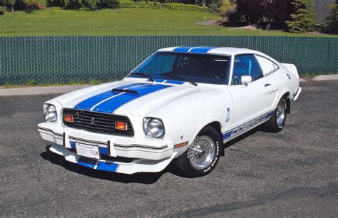 White 1976 Ford Mustang Cobra II Hatchback