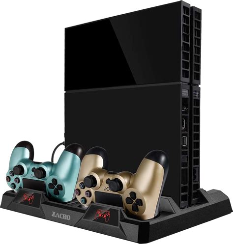 Zacro Supporto Vertical per PS4 Pro/PS4 Slim/PS4, 2 Ventole 2 Stazioni ...