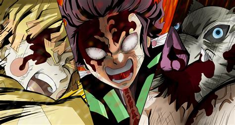 ArtStation - Demon Slayer (Tanjiro, Inosuke and Zenitsu)