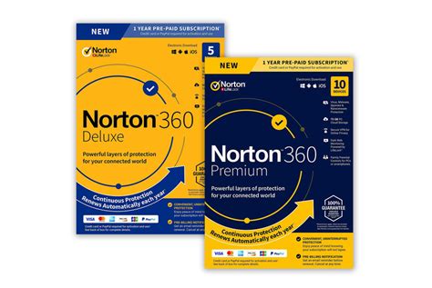 Norton 360 Protection Software - 5 or 10 Devices Deal - Wowcher