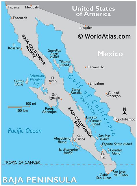 Which Two Peninsulas Form Part of the Coast of Mexico - WilliamkruwGaines