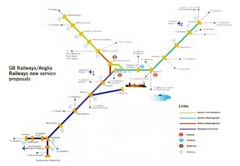 East Anglia - Abellio, NatEx, One & Gt Eastern train / rail maps