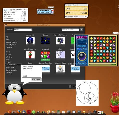 Google Gadgets on Your Linux Desktop