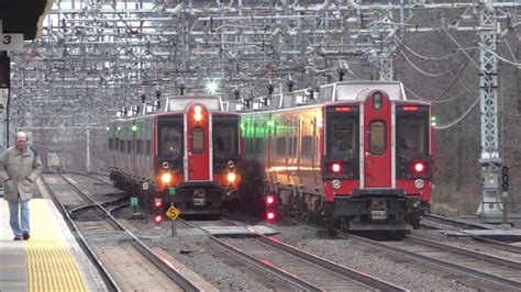 Metro-North Railroad Evening Rush Hour on New Haven Line @ Pelham w/ Mode Changes (1/19/17 ...