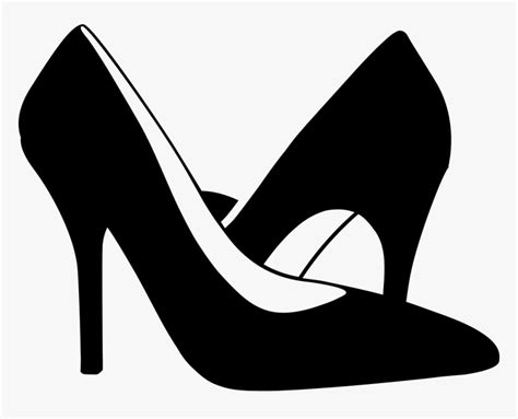 High-heeled Shoes - Silhouette High Heels Clipart, HD Png Download - kindpng