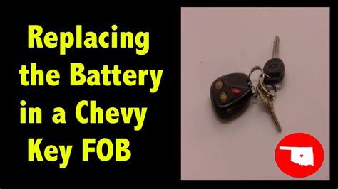 Replacing Battery In Chevy Tahoe Key Fob