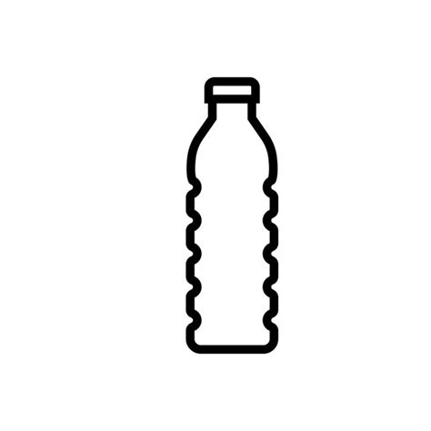 Premium Vector | Water bottle icon vector template logo trendy collection flat design