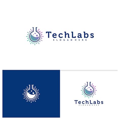 Premium Vector | Tech Lab logo template Creative Lab logo design vector Tech logo concepts