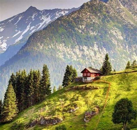 Mountain Cabin, Swiss Alps, Switzerland | Turizm, Manzara, Geziler